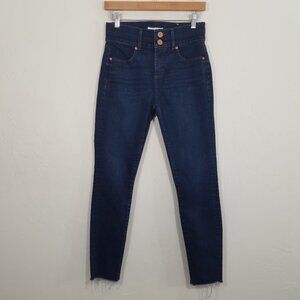 LOFT High Waist Skinny Stretch Jeans Blue Size 24/00
